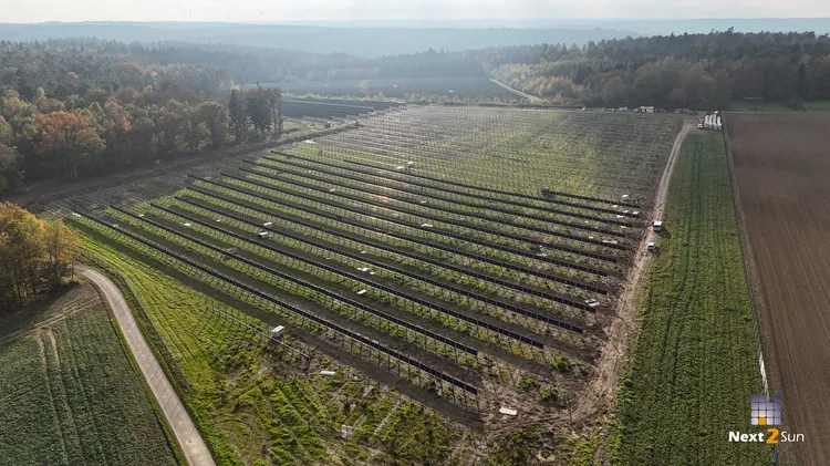 vertikale Anlage in Bau